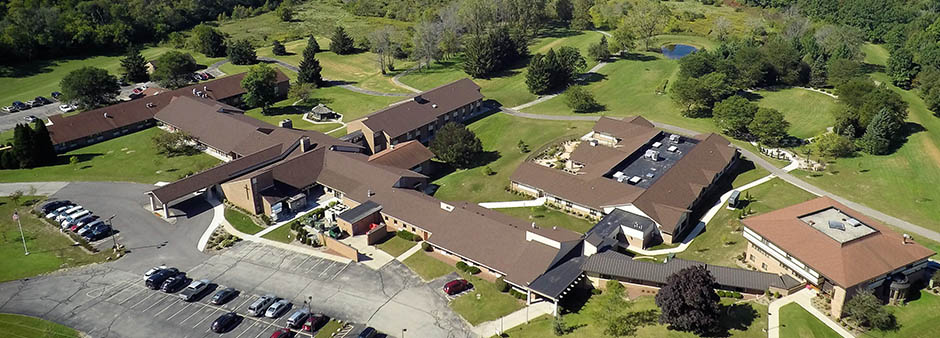 St. Monica's Senior Living Facility - Aerial View